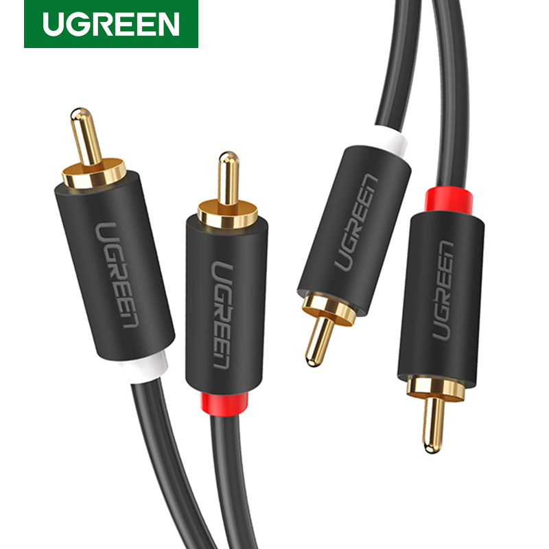Home Cinema Sound System - UGREEN 2RCA to 2 RCA Male