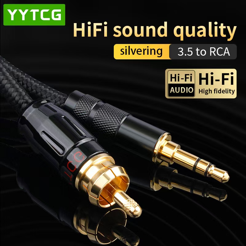 Home Cinema Sound System - YYTCG SPDIF Coaxial Cable HIFI 3.5mm
