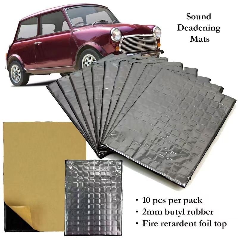 10Pcs Car Sound Mat Insulation - огляд і ціна Noise Isolating Pad