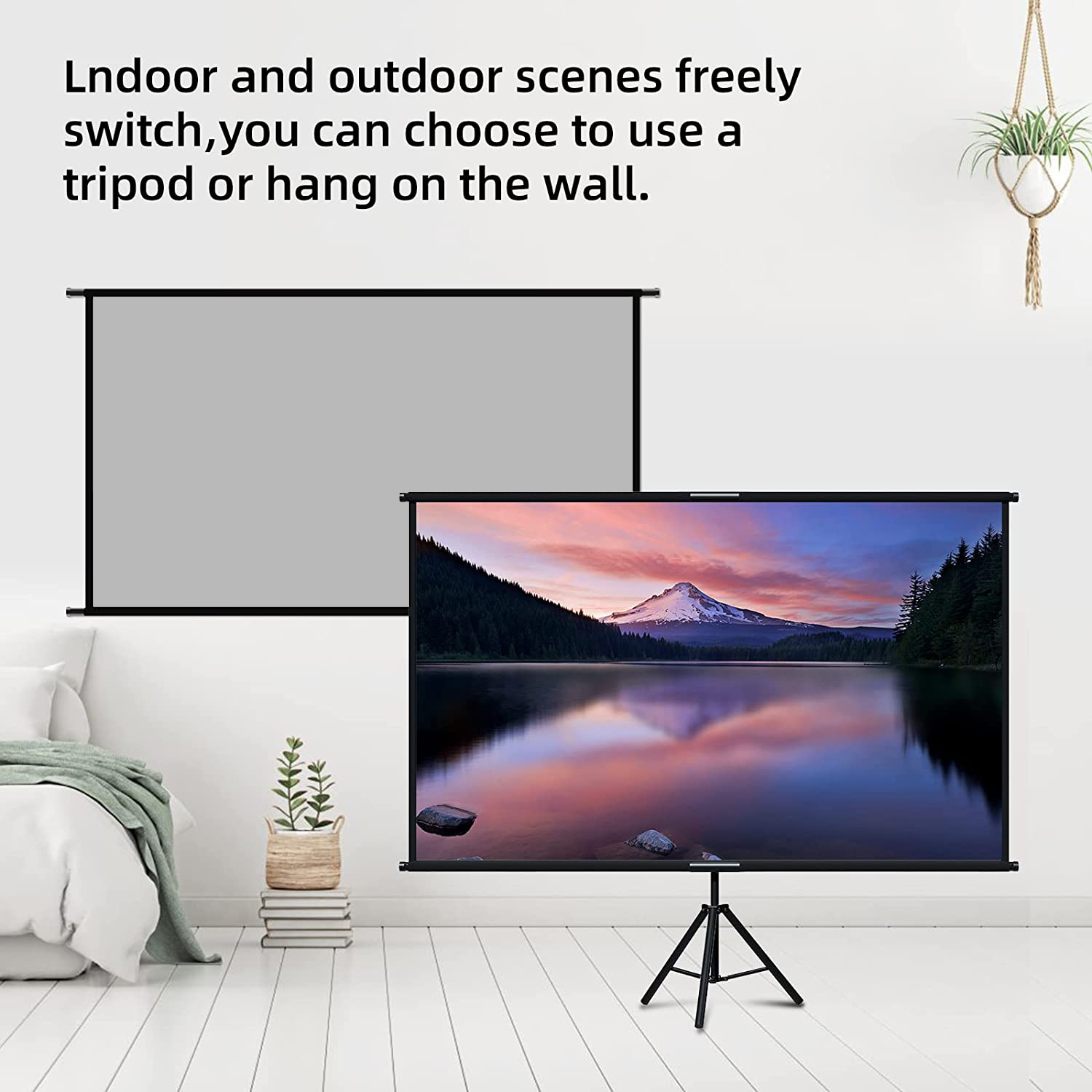 VEIDADZ Projector Screen With  - огляд і ціна Projector Screen 100 Inch