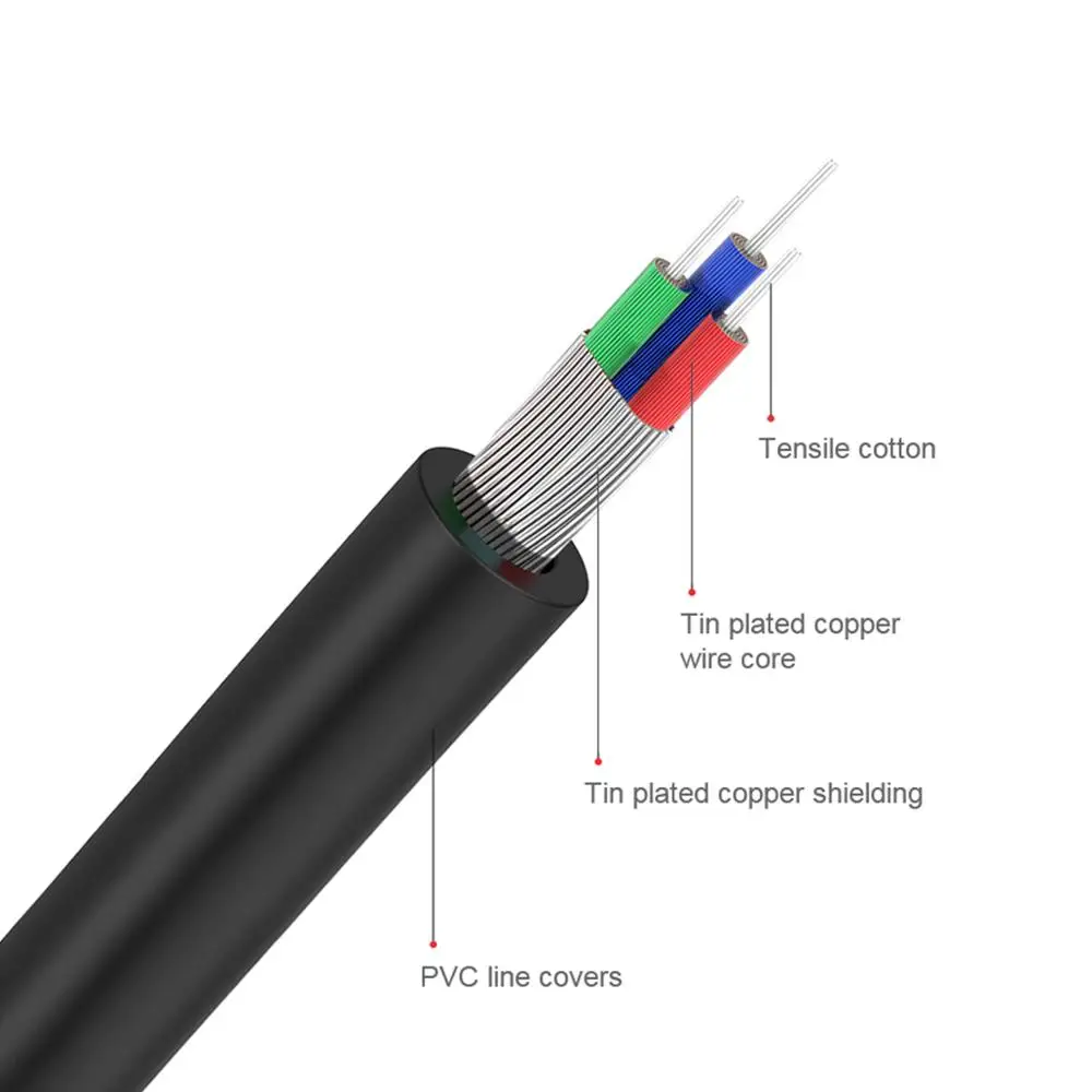 QGeeM RCA Cable 2RCA to 3.5 Au - огляд і ціна Home Cinema Sound System