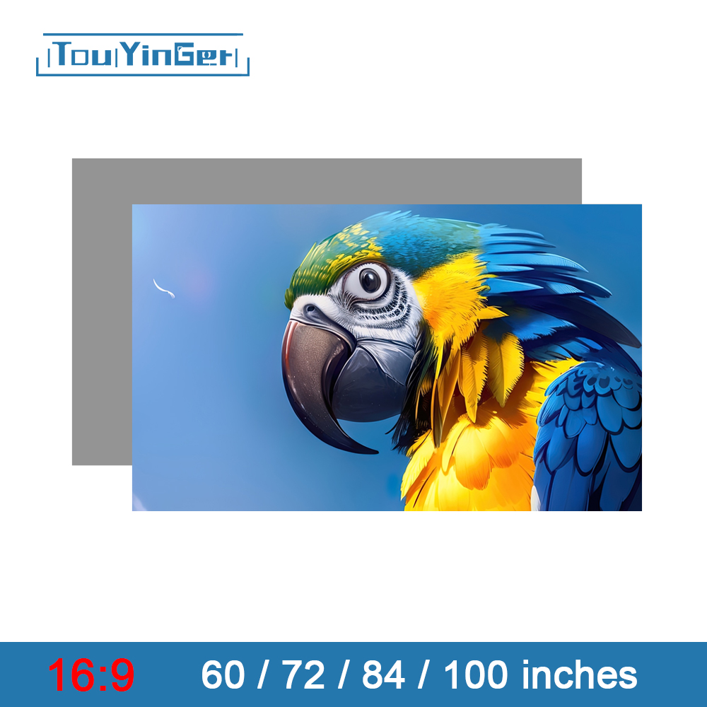Touyinger 16:9 High Brightness - огляд і ціна Projector Screen 100 Inch
