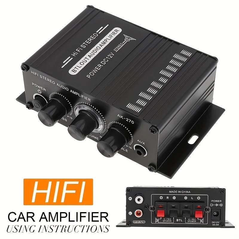 AK-270 HIFI Amplifier Channel  - огляд і ціна Home Cinema Sound System