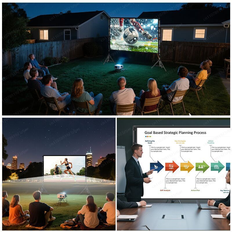 Outdoor Projector Screen Stand - огляд і ціна Projector Screen 100 Inch