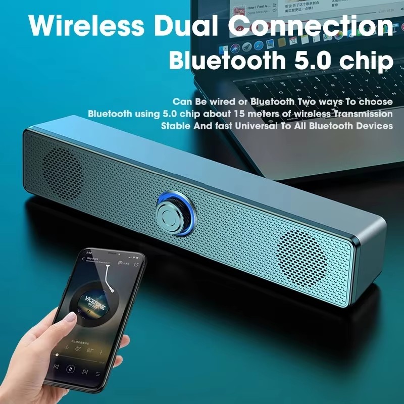 Music Soundbar Computer Caixa  - огляд і ціна Soundbar Bluetooth Home