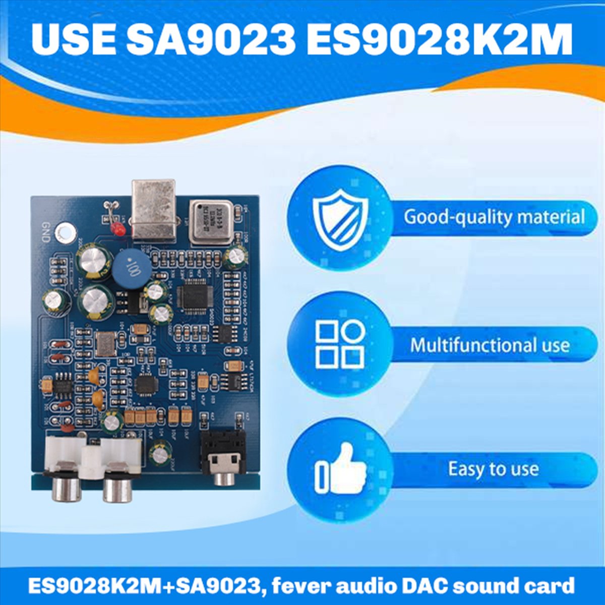 A64I MIni USB Decoder Board ES - огляд і ціна Home Cinema Sound System