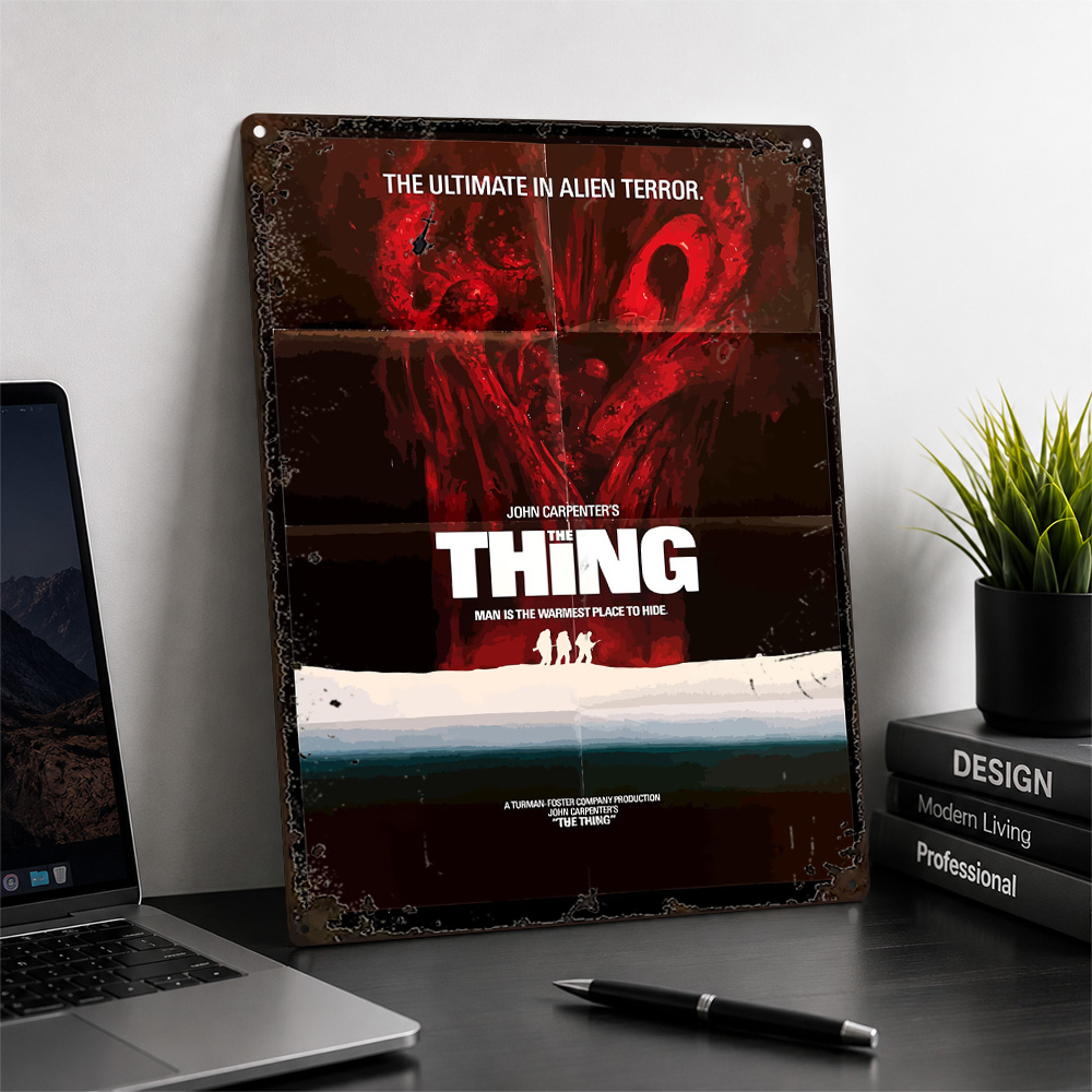 The Thing Red Creature Silhoue - огляд і ціна Home Cinema Wall Ideas