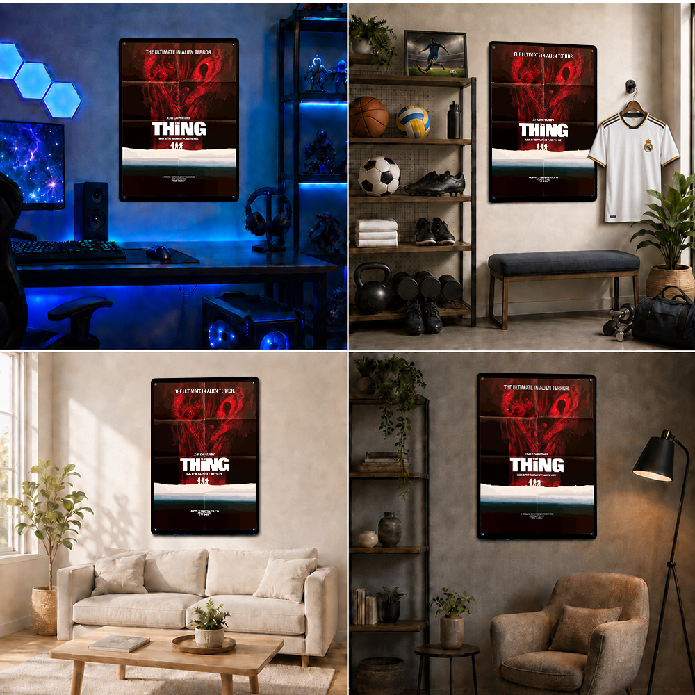 The Thing Red Creature Silhoue - огляд і ціна Home Cinema Wall Ideas