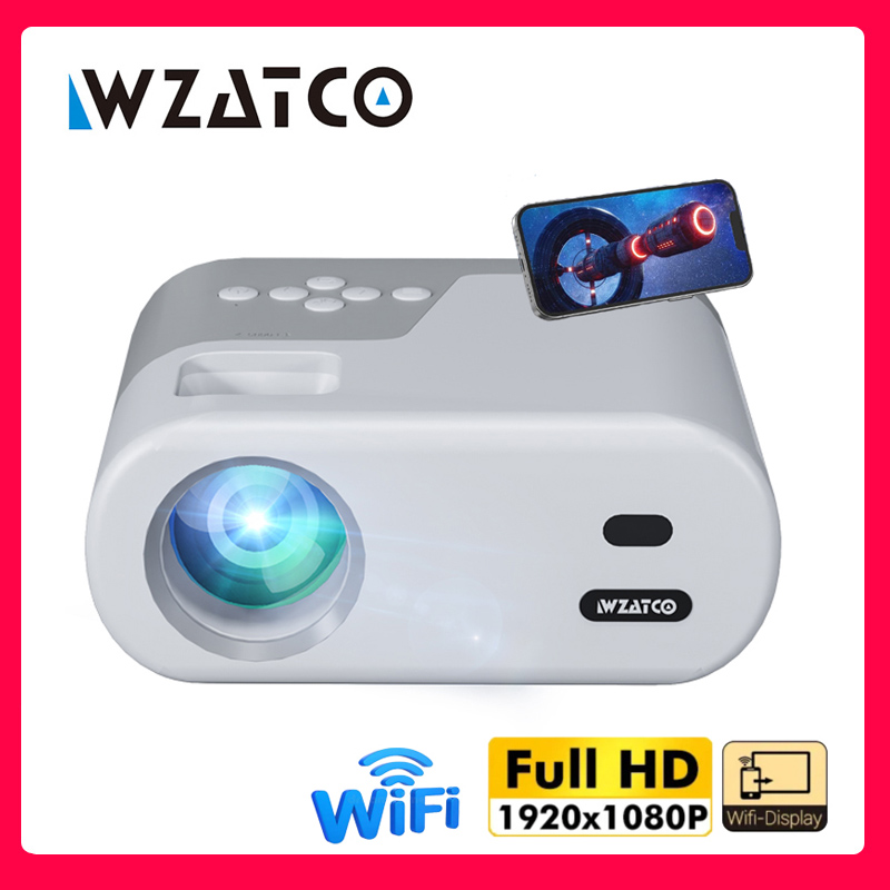 WZATCO DP02W Mini Projectors W - огляд і ціна Projector Screen 100 Inch