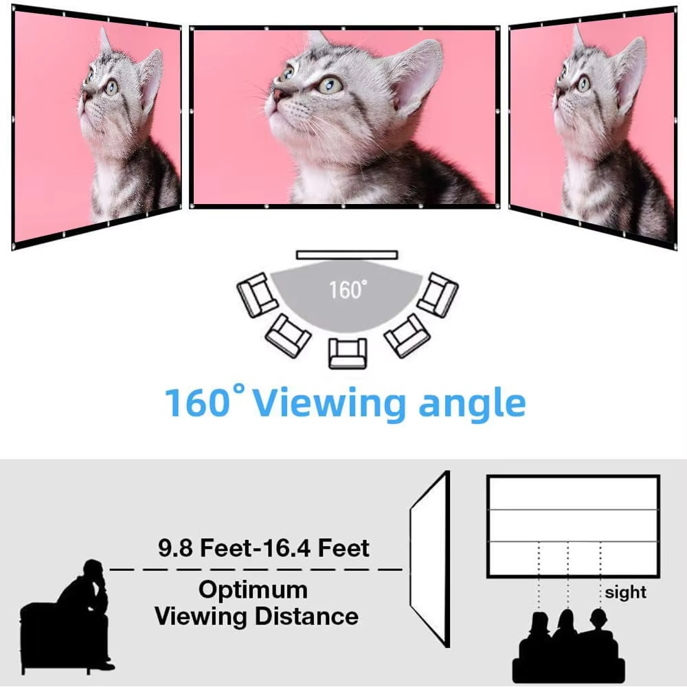LEJIADA 4K Soft Screen Dual Si - огляд і ціна Home Cinema Accessories