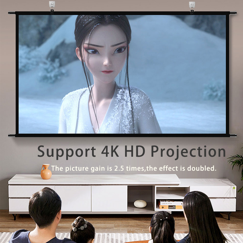 VEIDADZ Projector Screen Wall  - огляд і ціна Projector Screen 100 Inch