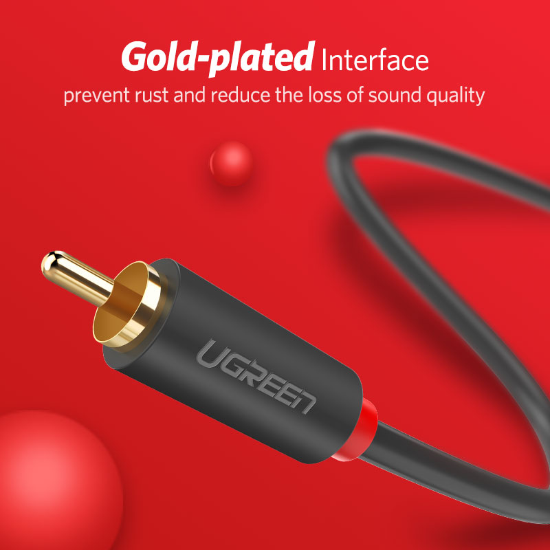 UGREEN 2RCA to 2 RCA Male to M - огляд і ціна Home Cinema Sound System