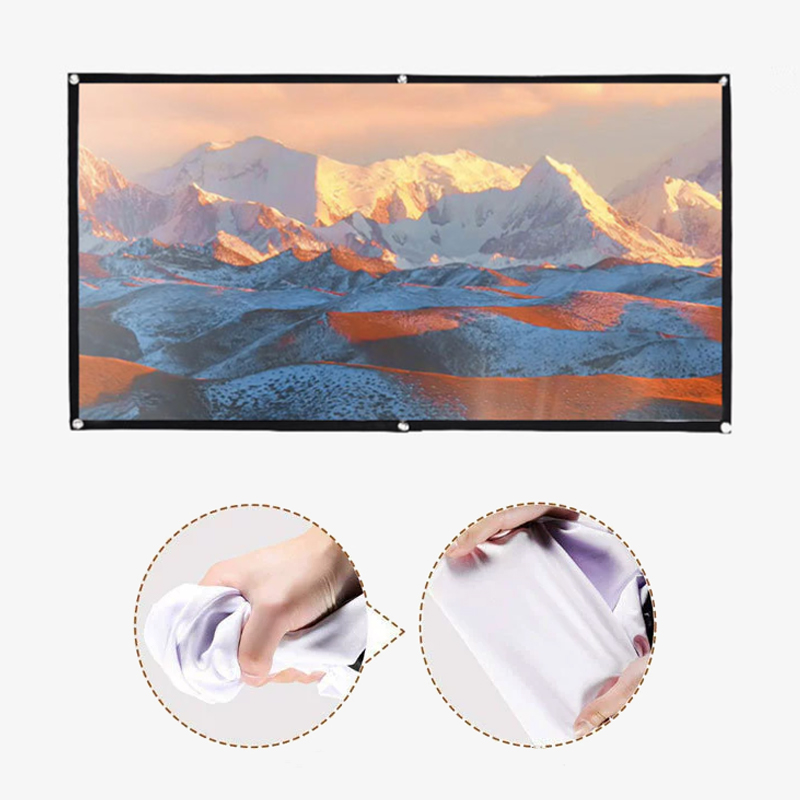 Portable Projector Screen 60/7 - огляд і ціна Projector Screen 100 Inch