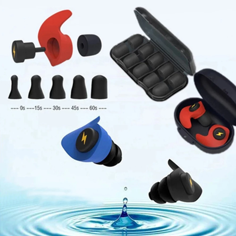 Sleep Silicone Ear Plugs Black - огляд і ціна Noise Isolating Pad