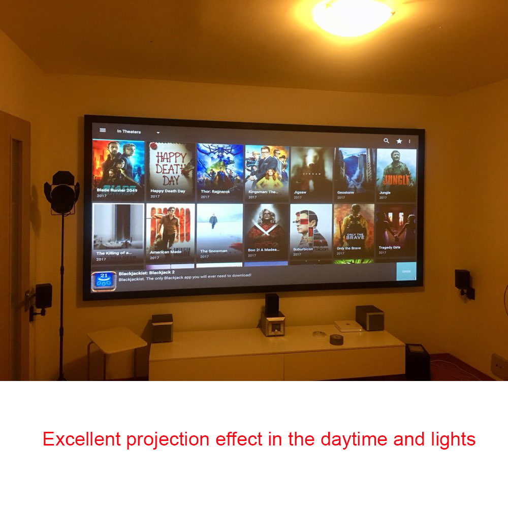 Salange Projector Screen,60 10 - огляд і ціна Projector Screen 100 Inch