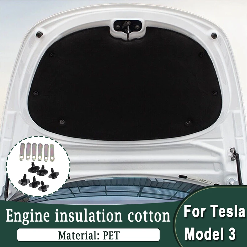 For Tesla Model 3 Hood Engine  - огляд і ціна Noise Isolating Pad